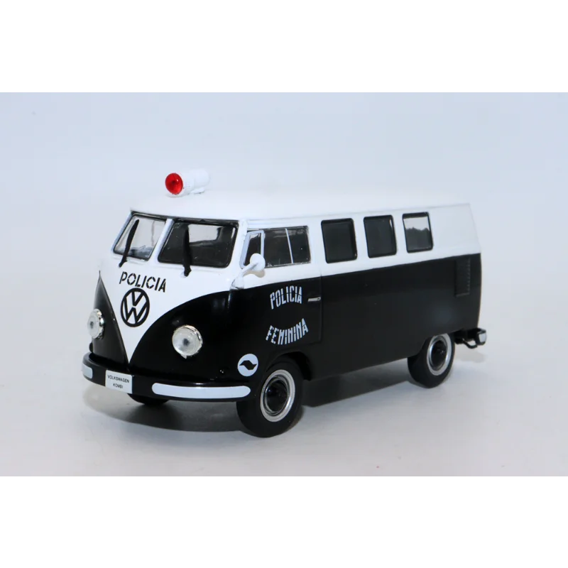 

Diecast 1/43 Scale VW Kombi Van Police Alloy Car Model Collectible Toy Gift Souvenir Display Ornament