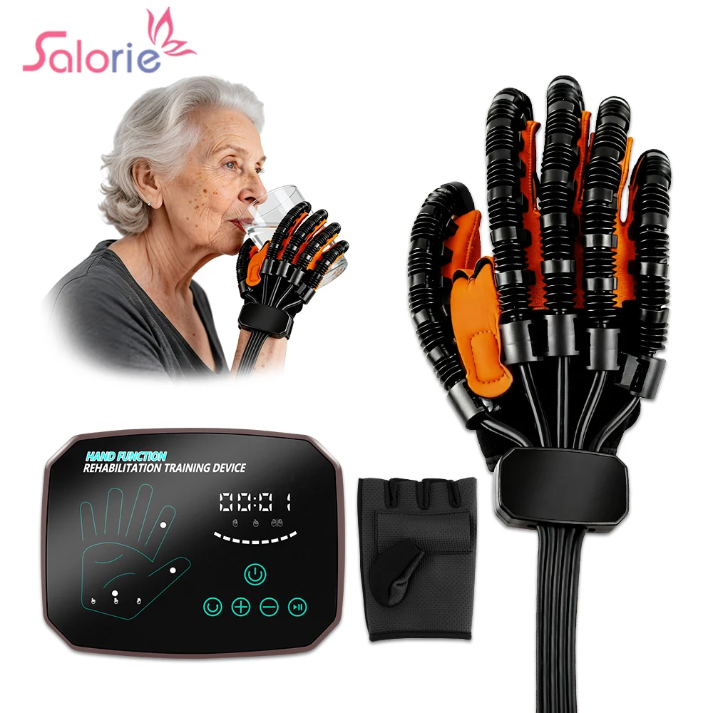 Rehabilitation Robot Gloves Equipment Hand Massage Training Glove Patients Stroke Hemiplegia Finger Hand Function Recovery Tool