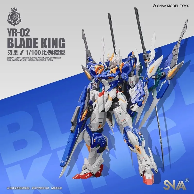 En Stock SNAA 1/100 YR-02 Blade King modelo Kit montaje figuras de acción Robot estatuilla muñeca modelo de plástico estatua juguetes regalos