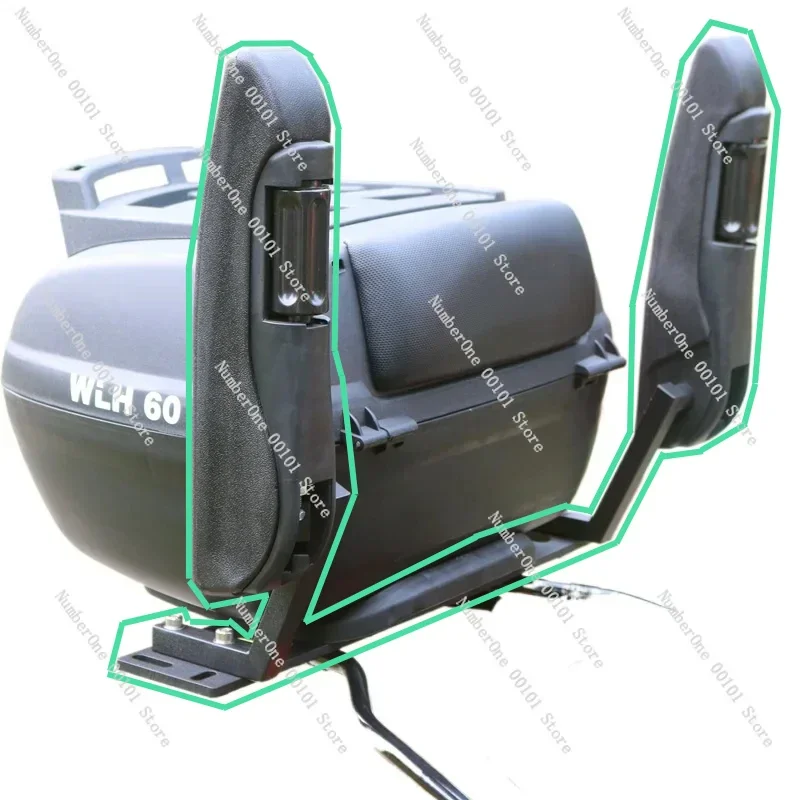 Motorcycle Rear Seat Safety Armrest Foldable for Kids Tension Electric Scooter Rear Armrest Modification Accessories