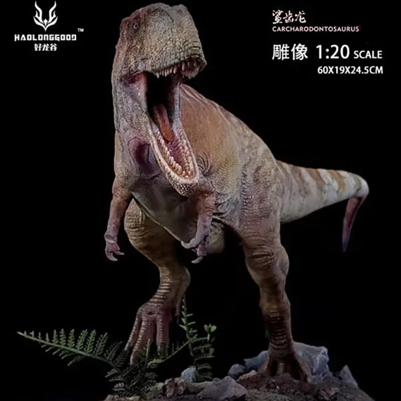 

Scientifically Restored GR Sharktooth Dragon Statue Dinosaur Model Museum Collection Static Display Toy Figure 1/20 Scale