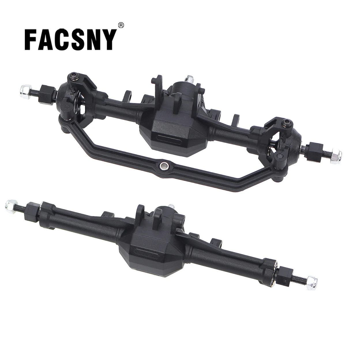 Plastic Front Rear Straight Complete Diamond Axle For 1/18 Trx4m RC Crawler Replacement Accessories Upgrade Parts