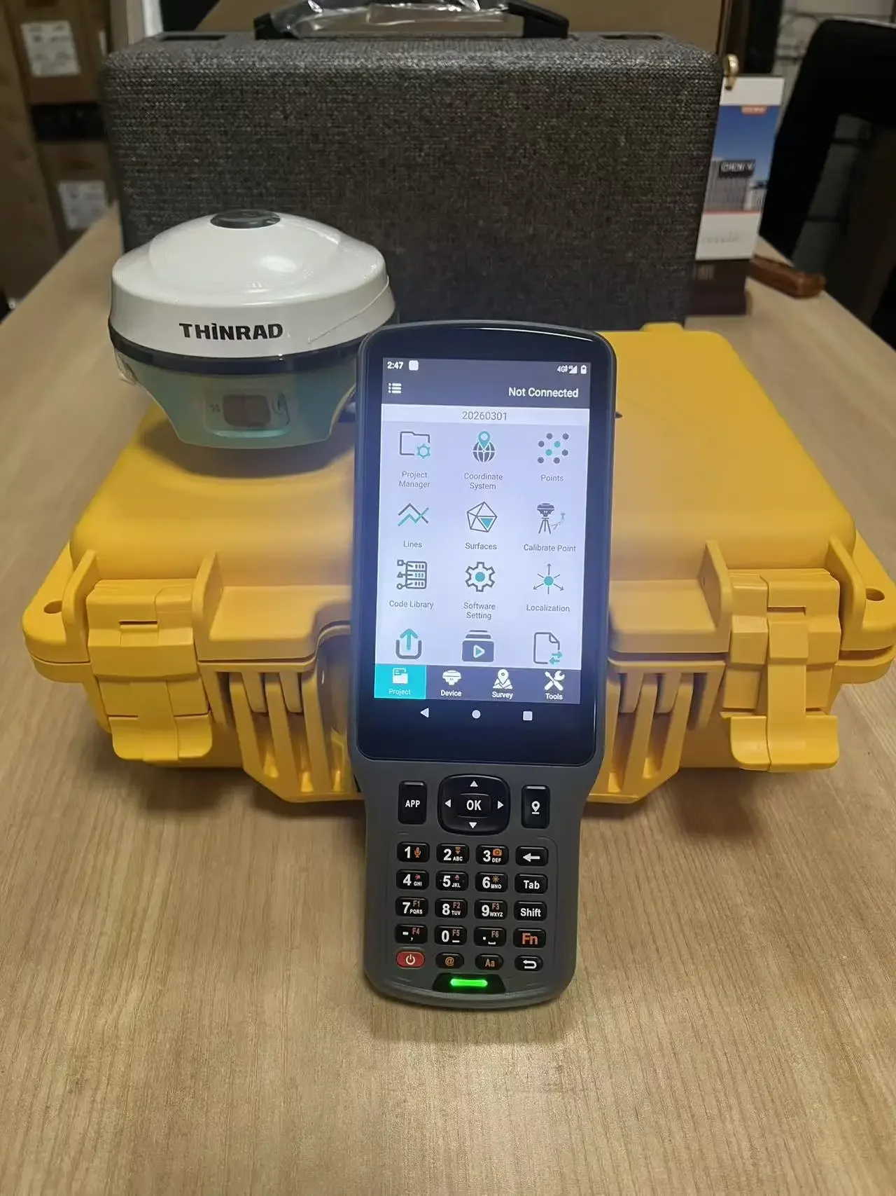 High-precision AR LASER RTK/GPS 4G Network Module South THINRAD TG20Mini Visual Inertial Navigation Model IP67 Rated - view 3