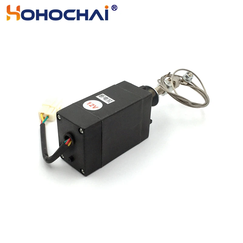 Diesel Engine Generator Flameout Stop Valve XHQ-PT Normally Closed Type 12V 24V Optional, Genset Accessory