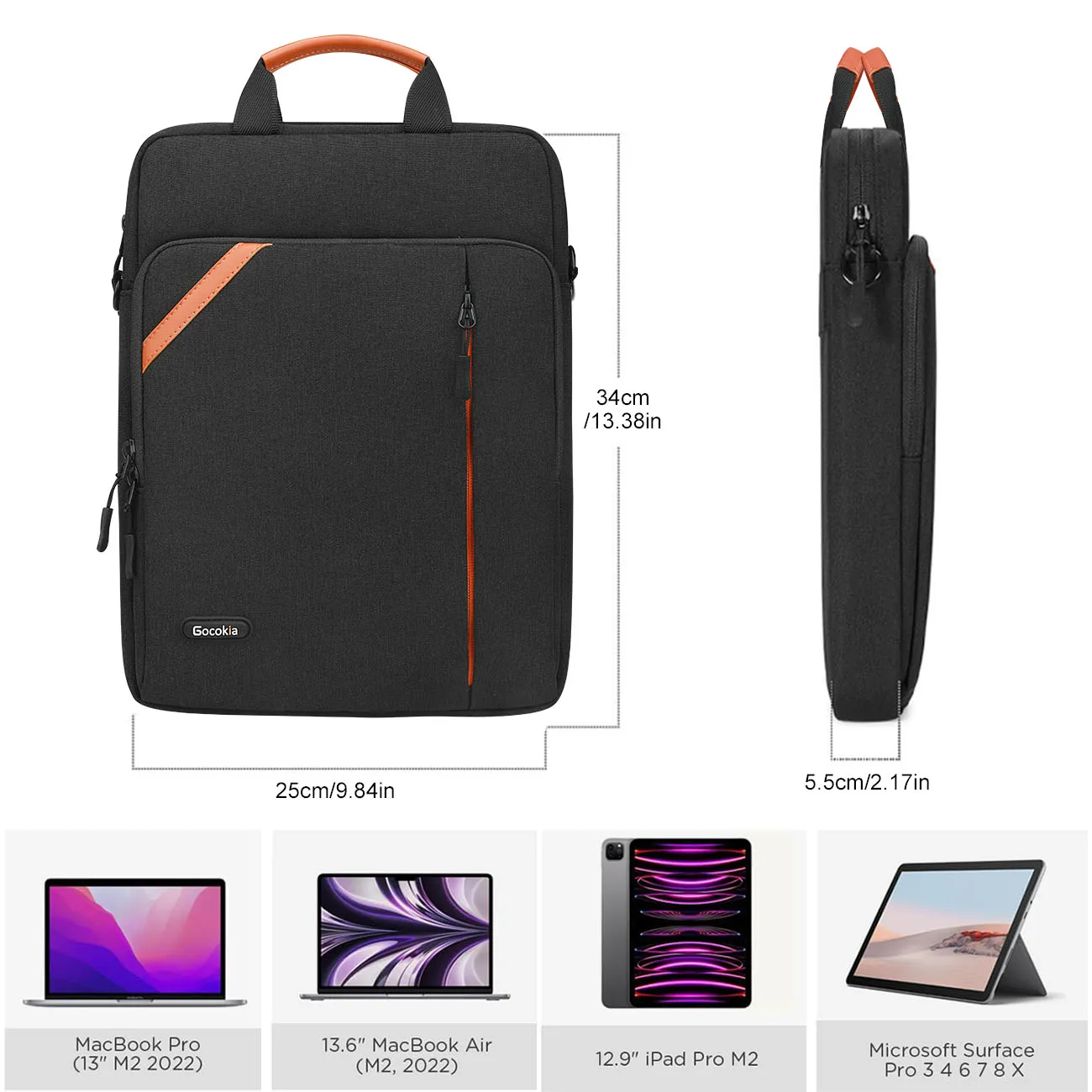 Laptop Sleeve 13.3 Inch , 13-14.1 inch Messenger Bag,Laptop Case Briefcase for macbook pro 13 case MacBook Pro 14