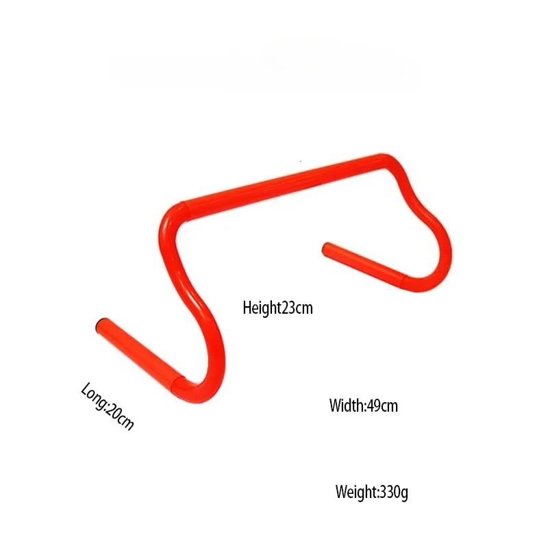 23cm折りたたみ式ハードルサッカー練習器具サッカースピード敏捷性トレーニングハードルジャンプバー屋外スポーツアクセサリー