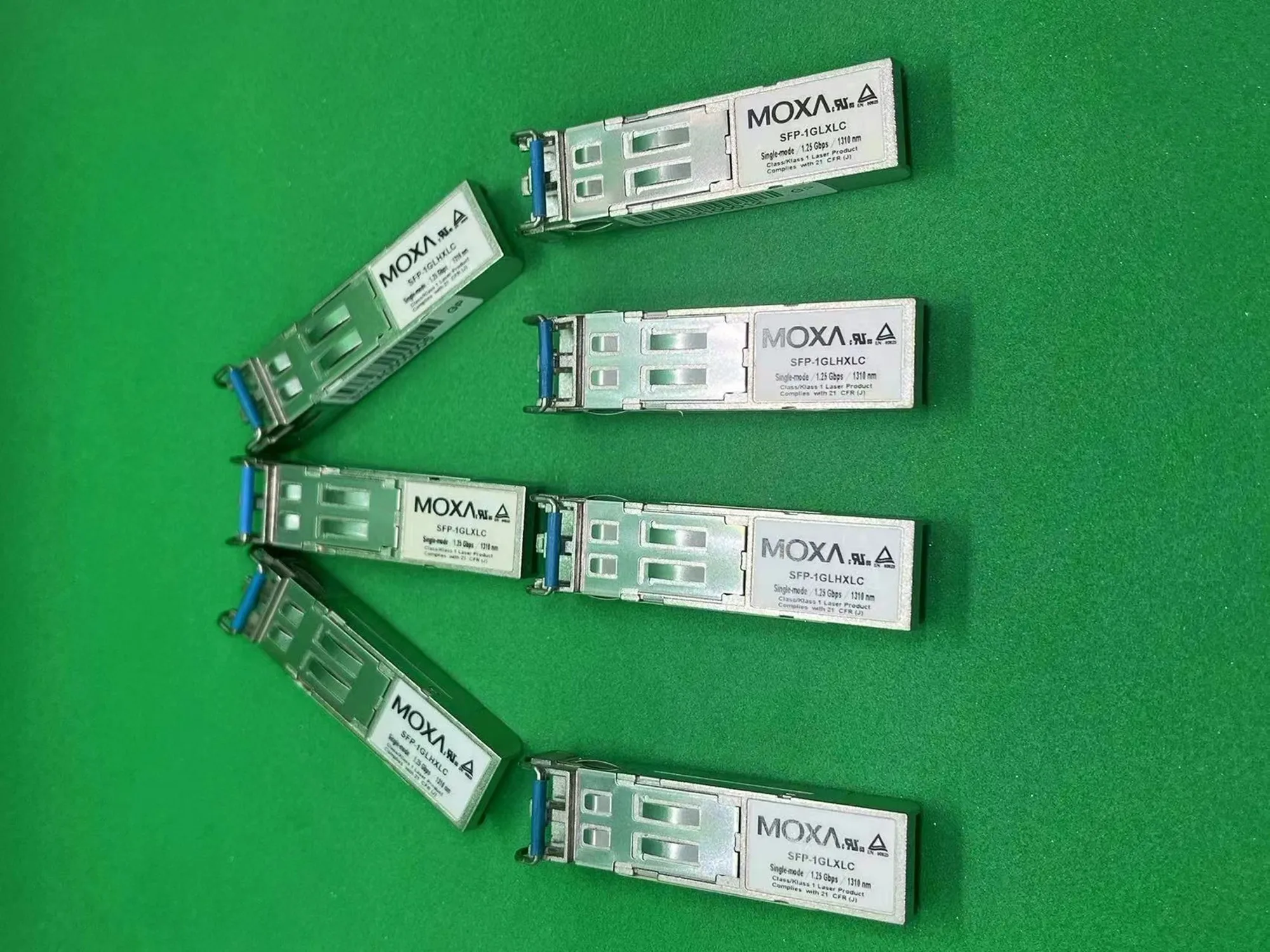 MOXA 1.25G 1310nm Fiber Optical Module Single Mode SFP-1GLXLC Gigabit 1.25Gpbs Transceiver