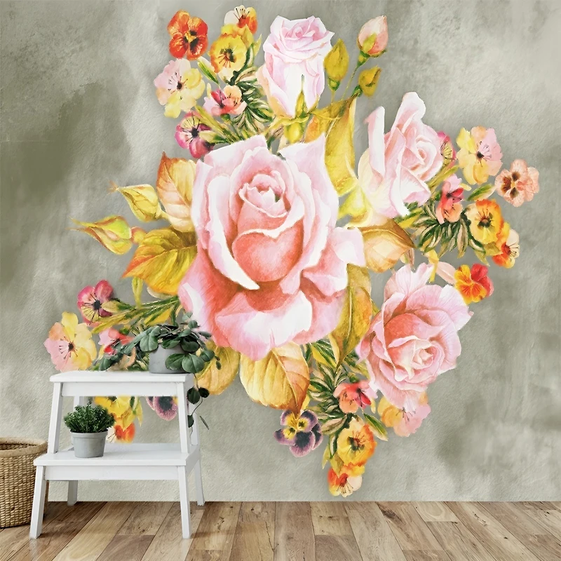 

MU8416 Style Floral Nature Scenery Wall Mural Custom Landscape Background Wallpaper Home Decor for Living Room Bedroom Wall Art