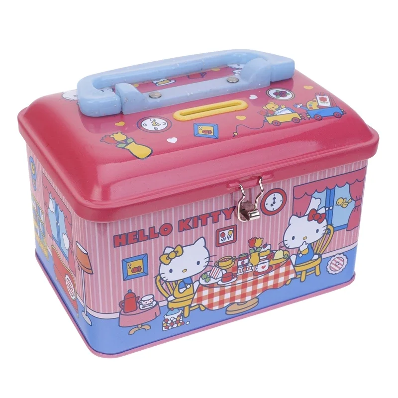 Hello Kitty salvadanaio scatole per bambini monete scatola di immagazzinaggio scatola di risparmio barattolo ornamenti per la casa scatola per