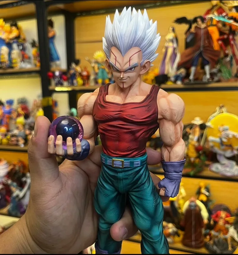 JG Studio 31 cm Dragon Ball Anime Figuren GT Baby Vegeta Figuur Super Saiyan 2 Heads PVC Standbeeld Verzamelen Model speelgoed Gift Voorverkoop