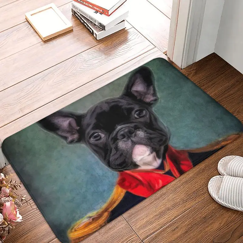 Puppy Pet Classic Royal Oil Painting Front Door Floor Entrance Mat Indoor Dog Regal Army Kitchen Bath Doormat Toilet Carpet Rug