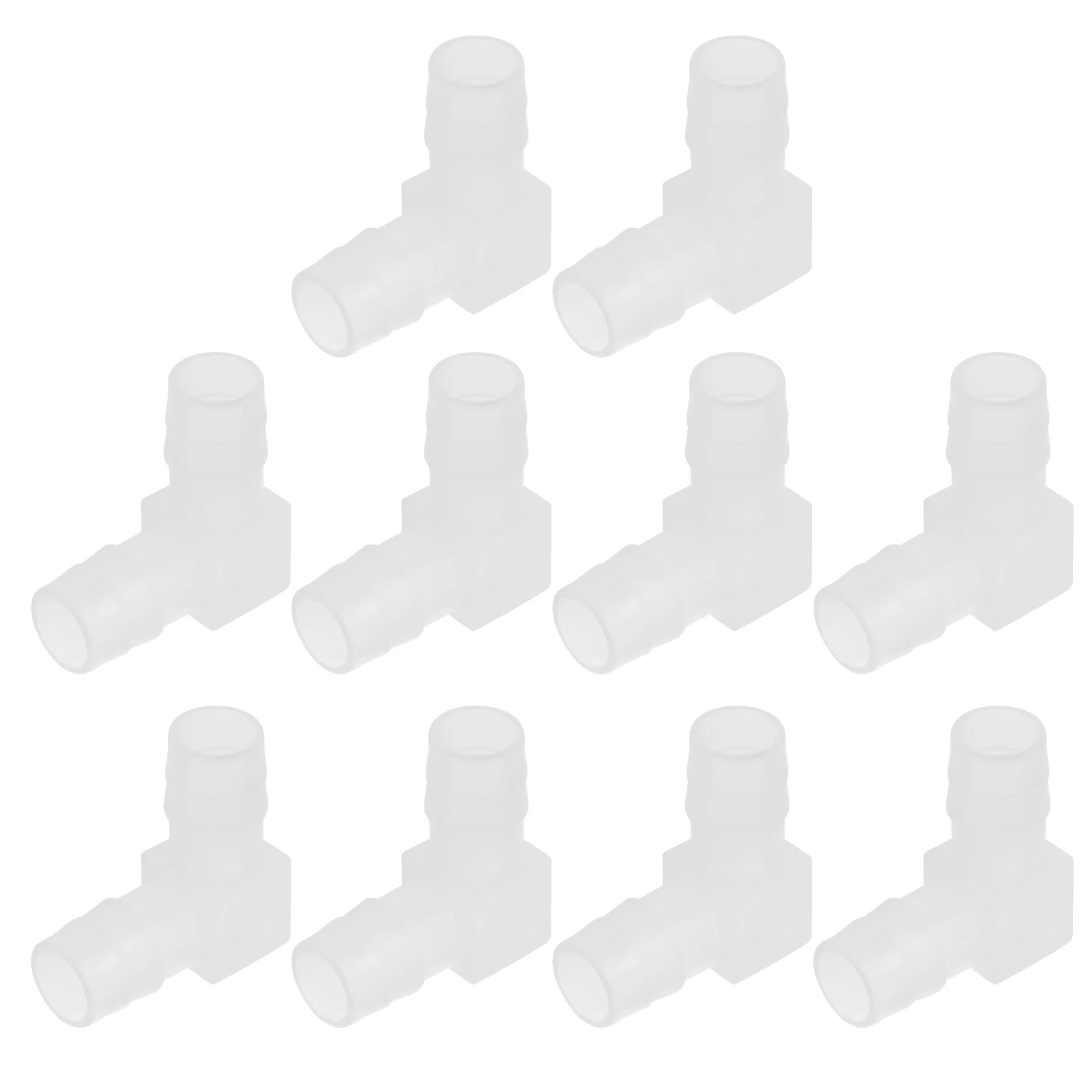 

10 Pcs 90 Degree PP Elbow Garden Hose Angle Plastic Water Fish Tank Accessories Aquarium Tube Connector Splicer