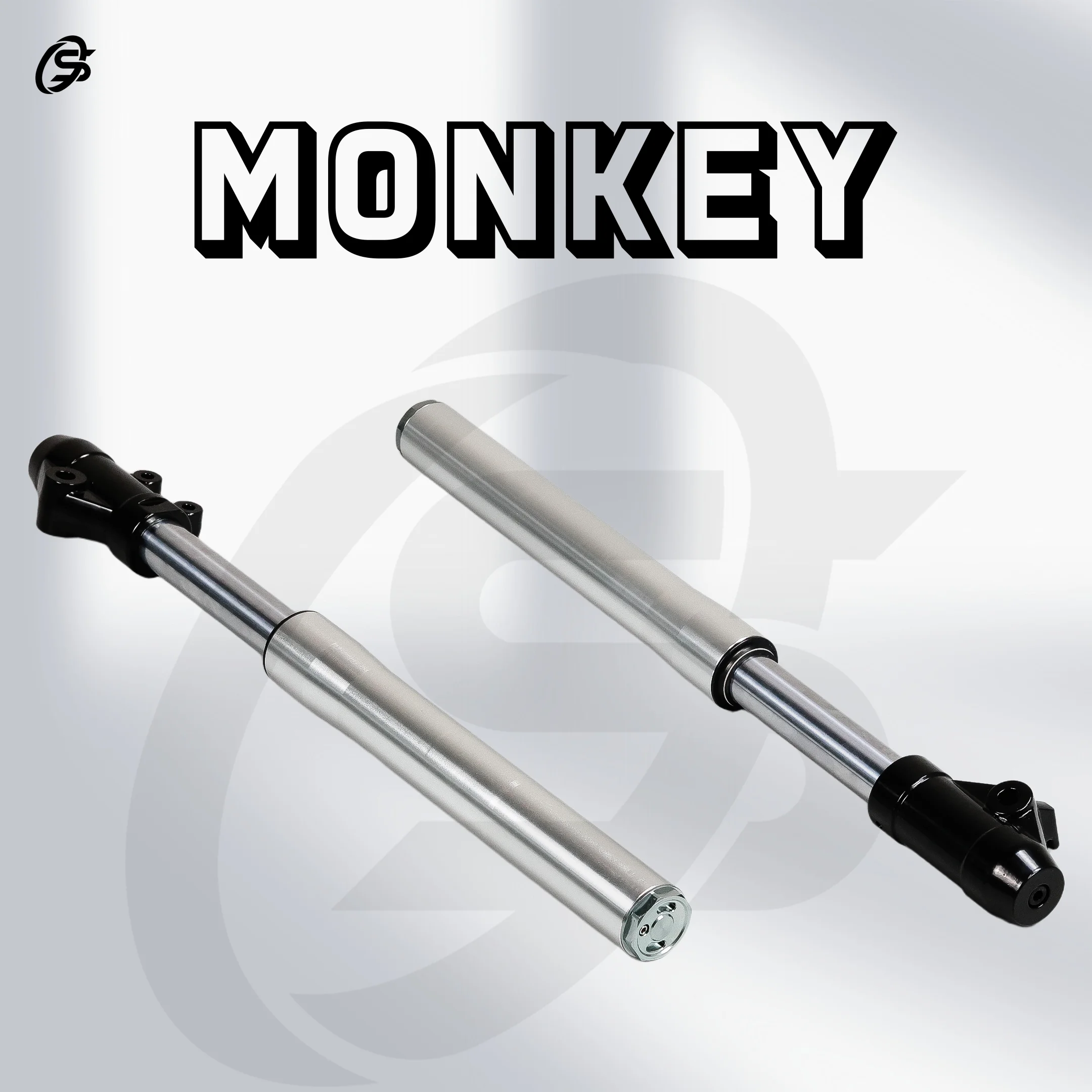 540mm Front Shock Absorber Monkey Z50 45mm Silver Shock Absorption Rebound Speed Unadjustable Motorcycles Accessories