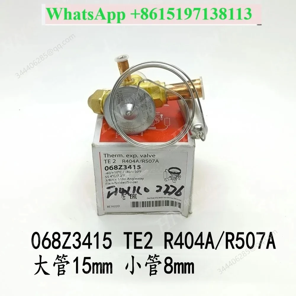 New for Danfoss air conditioning thermal expansion valve 068Z3415 TE2 R404A/R507A