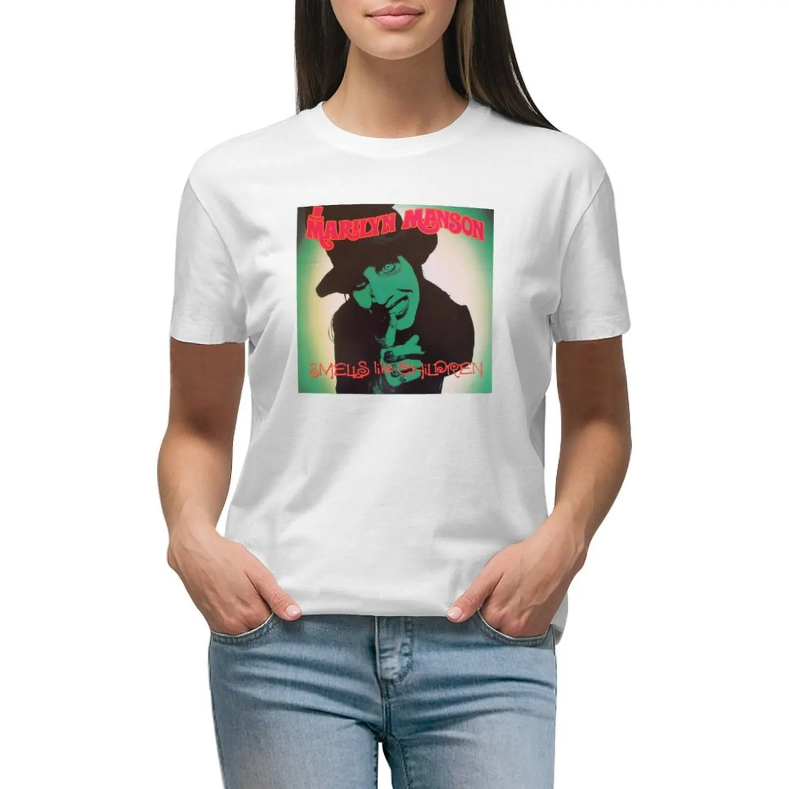 

Smells Like Children T-shirt aesthetic clothes hippie clothes cat shirts for Women