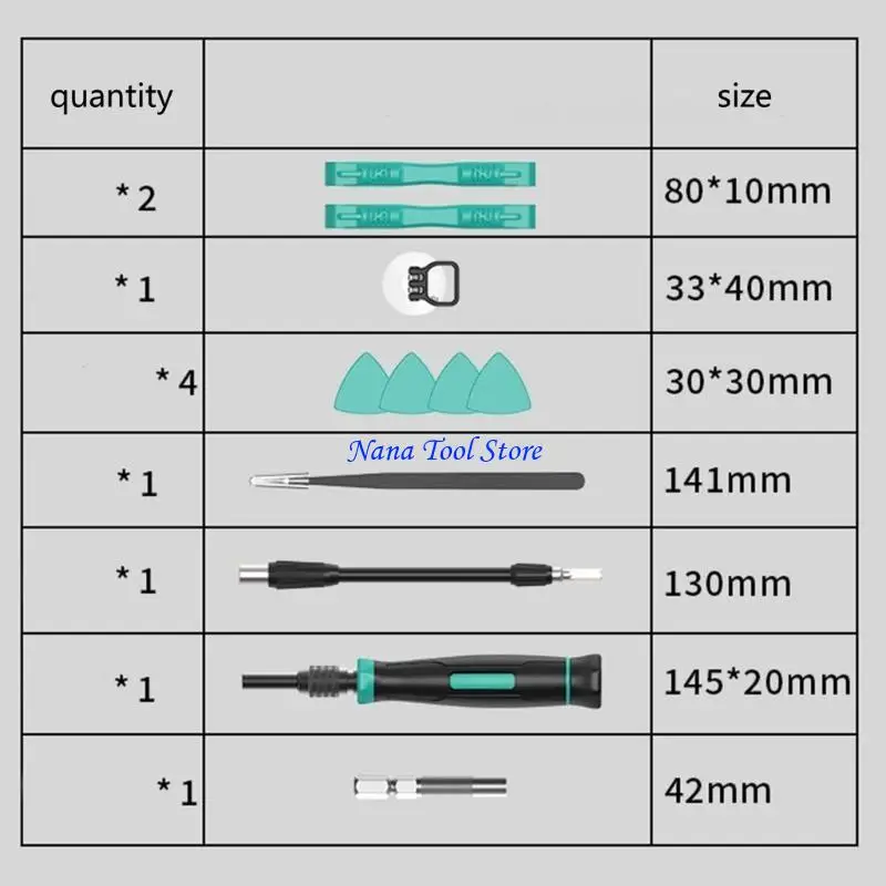 

31GJ Advanced 152 in 1 Repair Screwdriver Ergonomic Handle Maintenance Collection