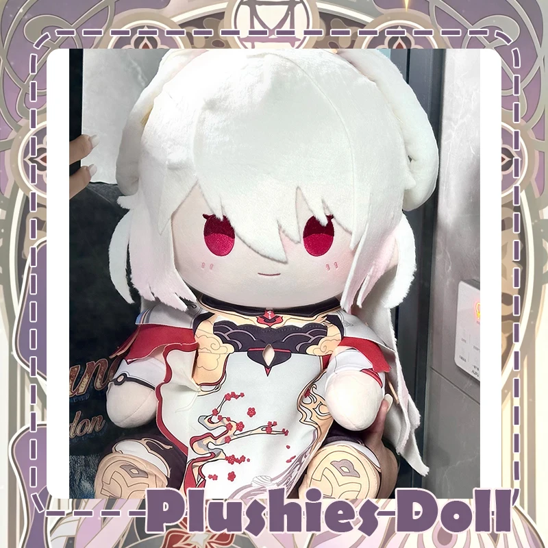 

Game Honkai Impact 3 Lunar Vow Crimson Love Plush Doll Stuffed Sitting Toy Plushie Anime Cute Figure Soft Large Pillow Gift 40cm