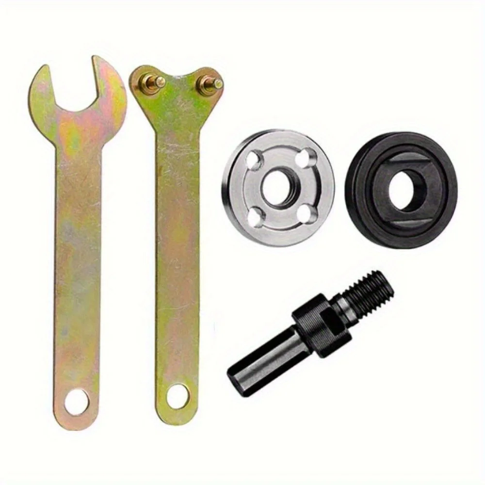 

Электрическая дрель 10 мм, угловая шлифовальная машина, комплект металлических звеньев-режущий диск, адаптер для шлифовального соединения для полировального круга