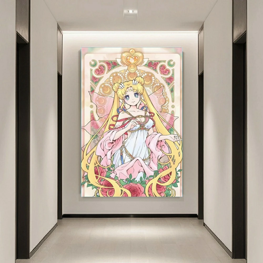 Sailor Moon Girls Beauty Youth Warrior Mosaic Cross Stitch Diamond Painting 5D DIY Art Wall Decoration New Arrivals Gift Adult