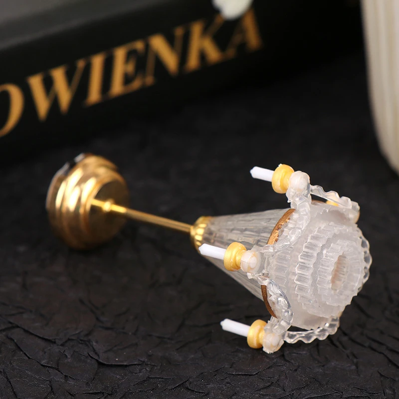 1:12 Dollhouse Miniature Ceiling Lamp LED Lamp Wall Light Living Room Decor Toy