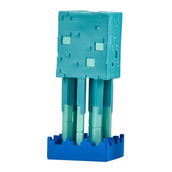 بانداي ماين كرافت شخصيات الحركة نموذج دمية مضيئة ستيف توهج الحبار الزاحف أندرمان جمع اللعب الحلي الرسمية أصيلة #4