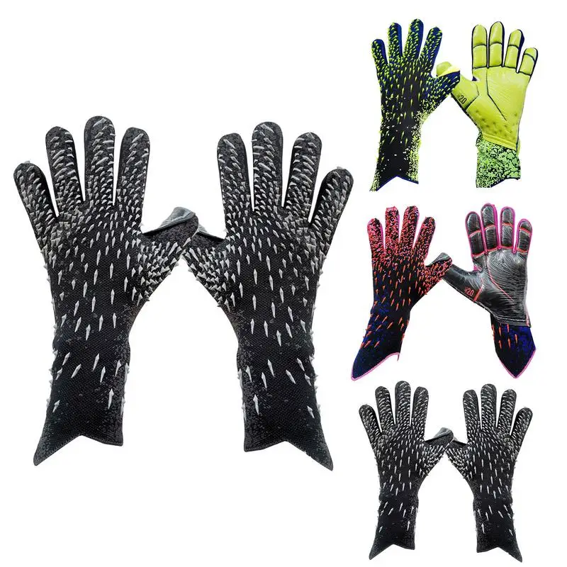 

Soccer Goalkeeper Gloves Football Gloves With Strong Grip Excellent Finger Protection For Kids And Adults Junior Keeper Football