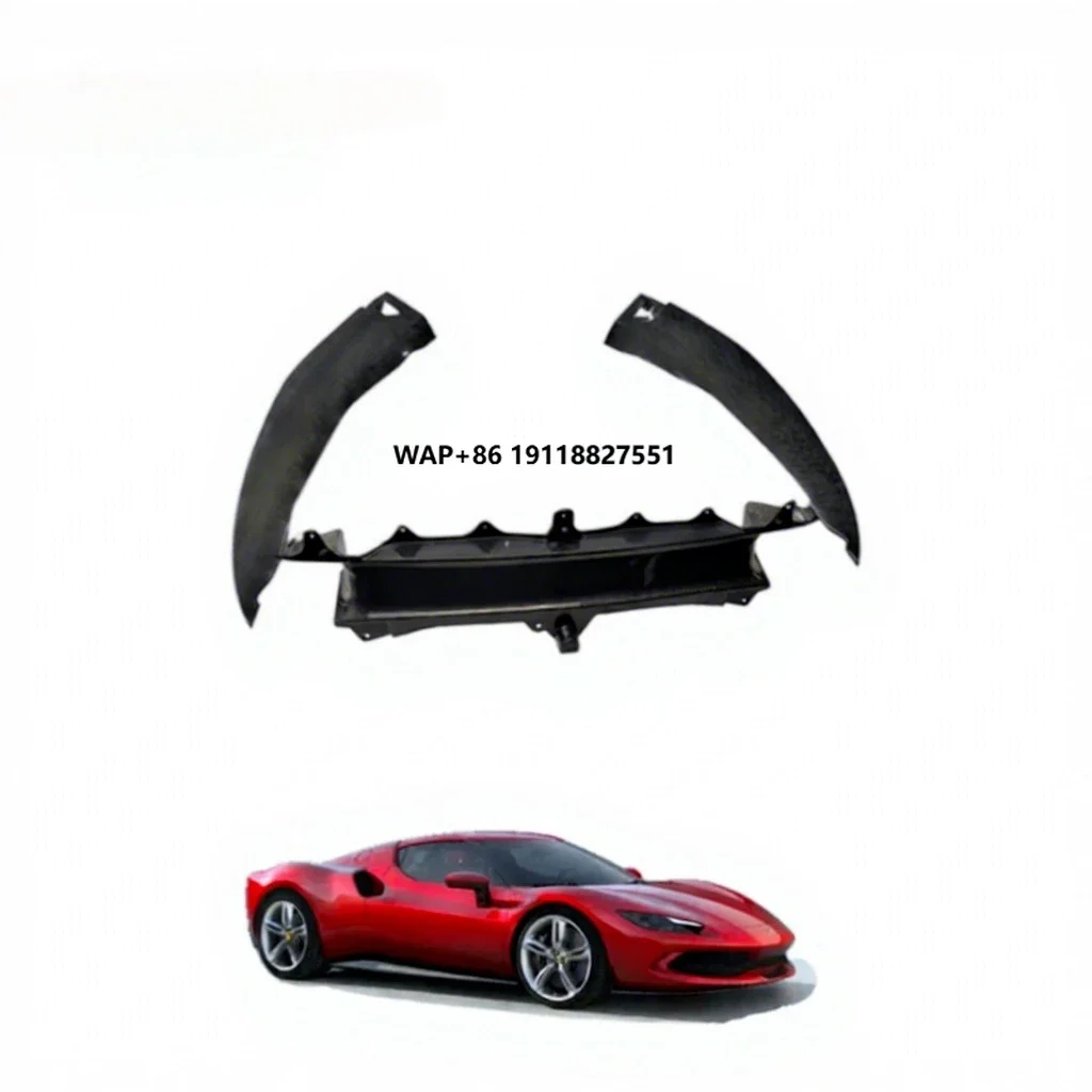

Auto Part Accessories Full Dry Carbon Front Bumper Inner Air Deflector for 296GTB 2021+
