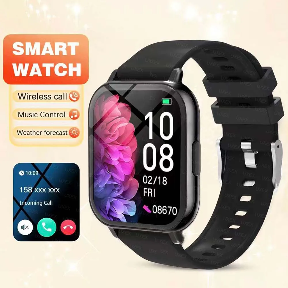 

1.83" HD New Smart Watch Men Full Screen Ultra Wireless Call Show Time Call Reminder Custom Photo Watches Ladies For Android Ios