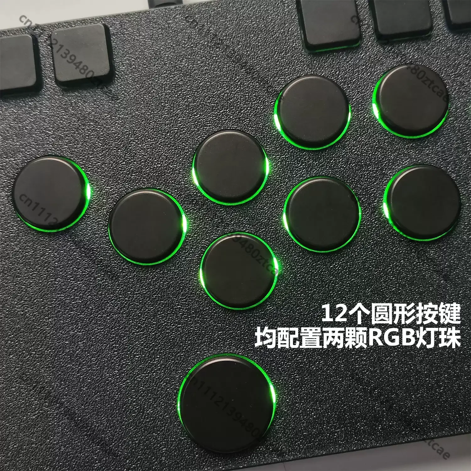 DIY Modifiable Mini Arcade Fighting Controller Low Axis Mechanical Keys Programmable Core Board Desktop Gaming Keypad