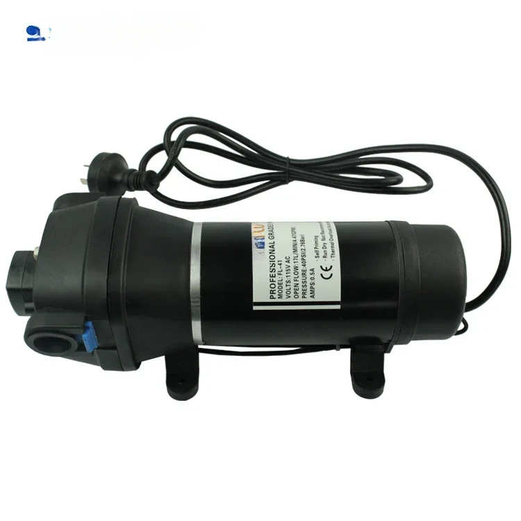 FL-43 AC household booster pump large flow washing machine irrigation pump automatic micro pipe self-priming diaphragm pump