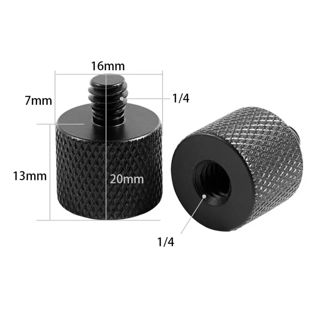 Female Male Threaded Screw Mount Adapter For Tripod Camera Studio Threaded Screw Mount Adapter Stands Mounts 1/4 3/8 To 5/812345