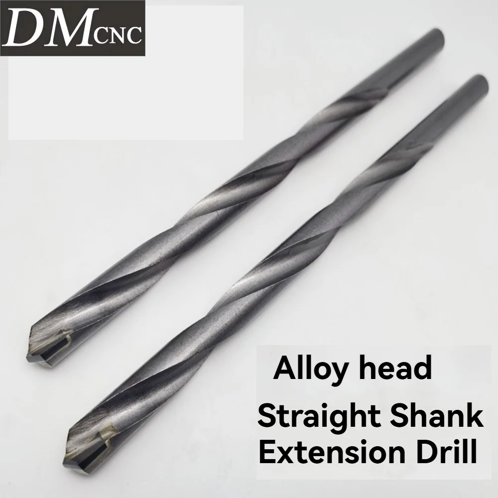 

Extra Long Carbide-Tipped Twist Drill — Welded Tungsten Carbide Drill Bit, Extended Length, High Durability