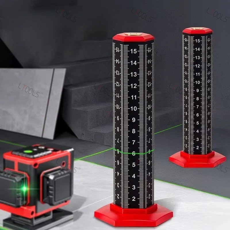 

6-sided Scale Equal Height Level Ruler for Wall Tile Laying Woodworking Gradienter Suspended Ceiling Paving Tile Leveling Ruler