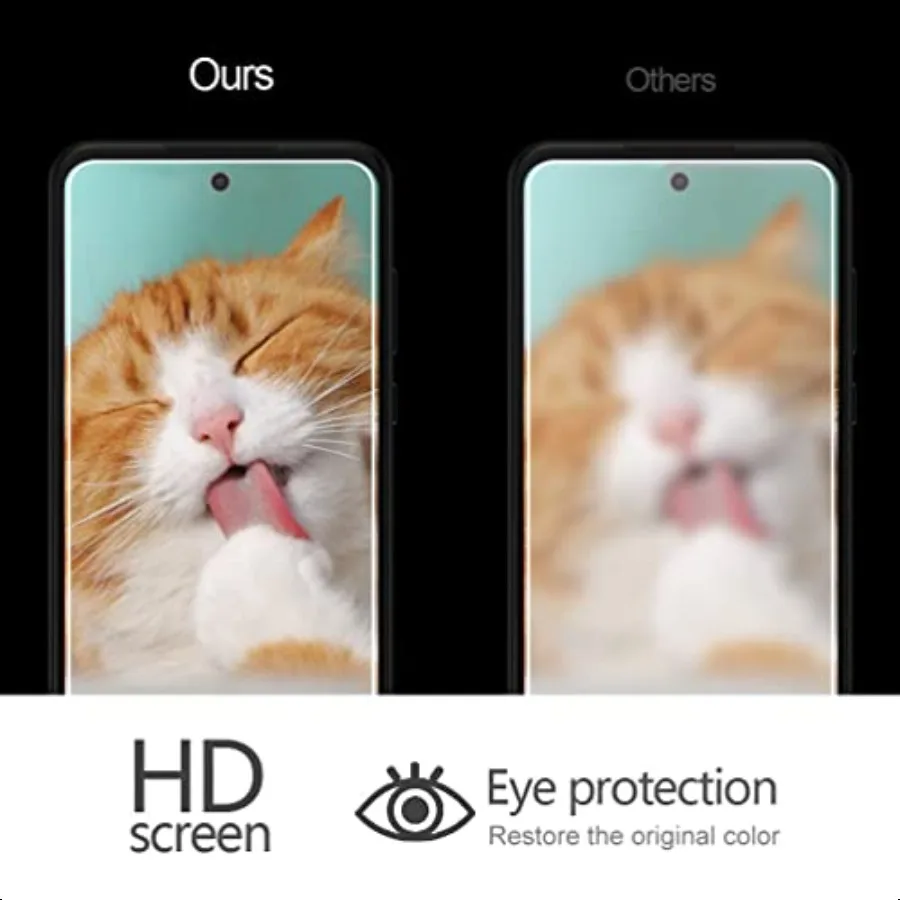 [Confezione da 3] Pellicola protettiva in vetro temperato compatibile con Motorola Moto G 5G 2025 con 9H antigraffio trasparente HD Clear Bubb