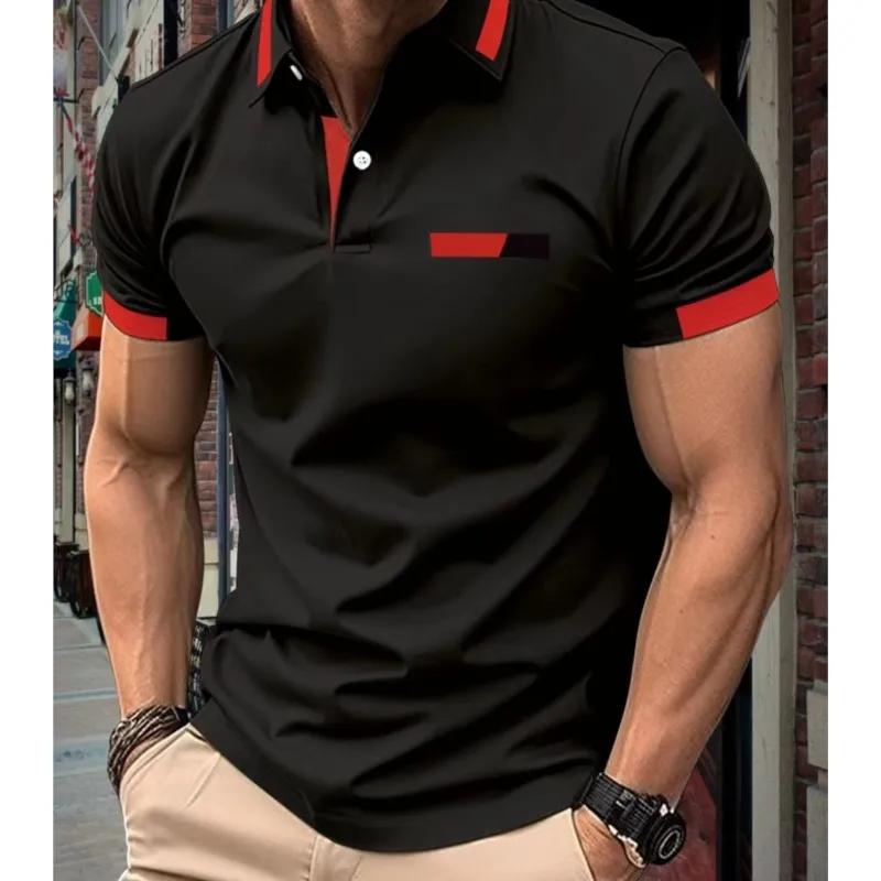 Summer men's New Fashion Polo Fir Street Casual Fashion Brand Sports Beach Wear