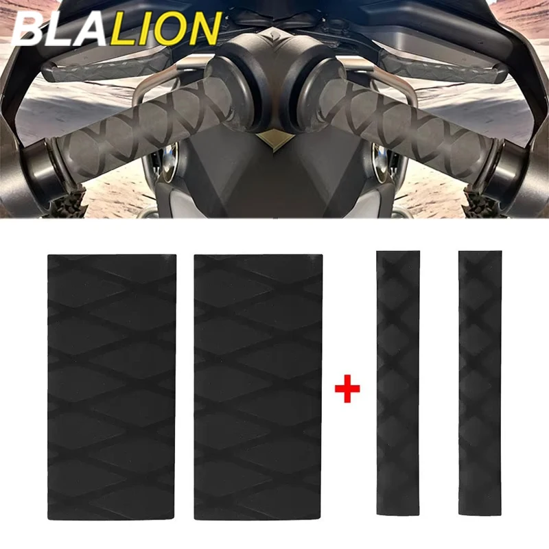 BLALION Motorcycle Universal Heat Shrinkable Grip Cover Non-slip Rubber Glove Handlebar Covers Brake Clutches Lever Protector
