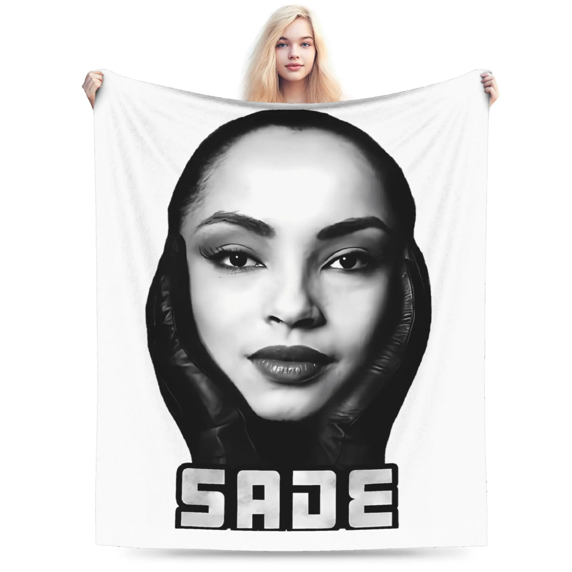 

Одеяла S-Sade Adu Singer, фланелевое зимнее портативное легкое одеяло для дивана, дорожное покрывало