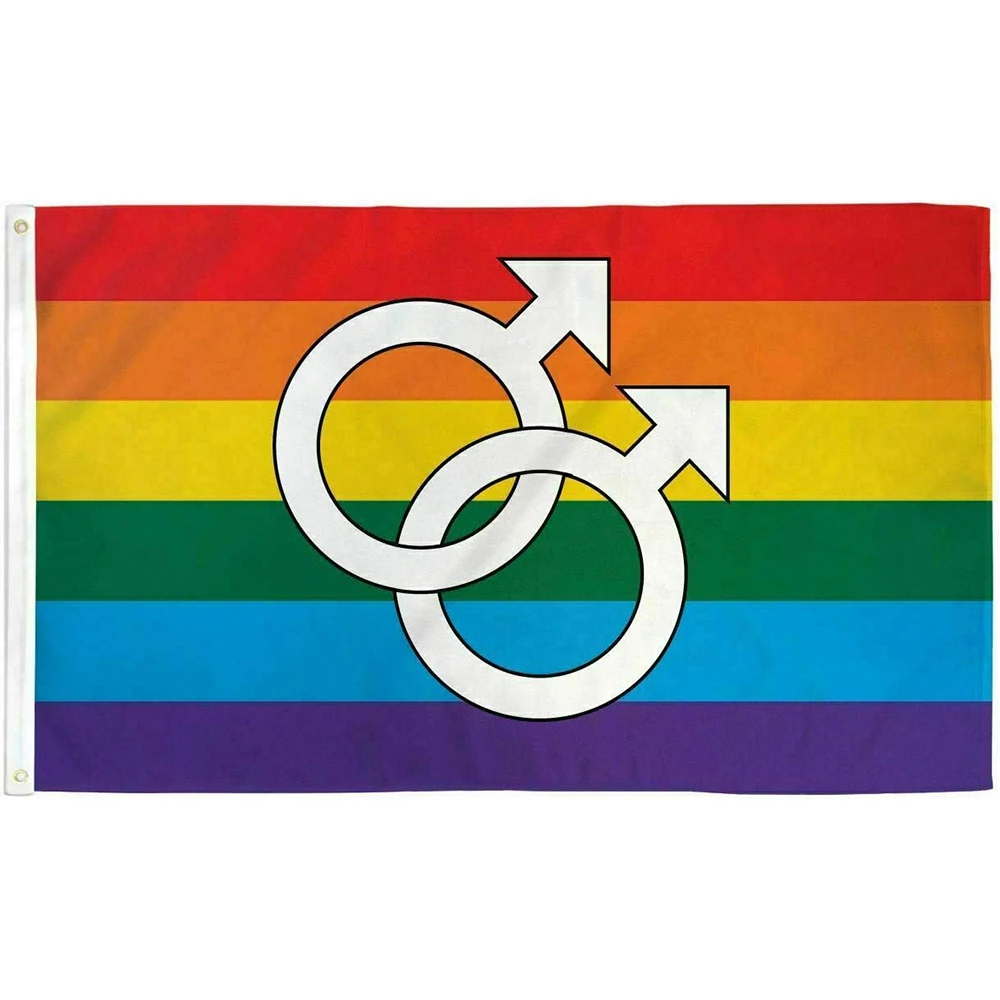 Flagnhsow 100% Polyester  LGBTQIA Gay Pride Flags