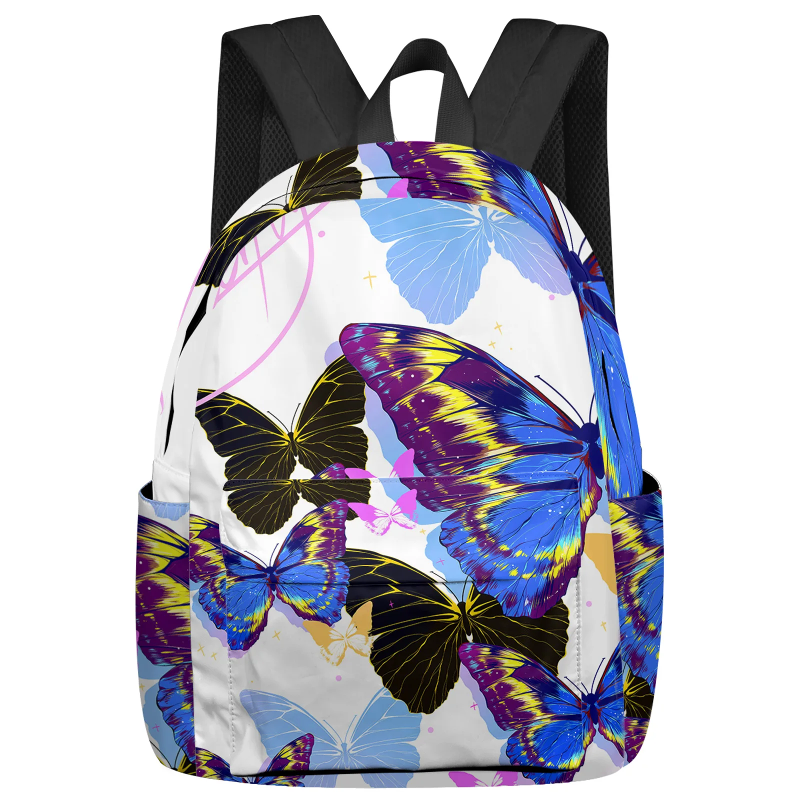 

Butterfly Animal Backpack School Bags For Teenager Girls Bookbag Men Backbag Shoulder Bag Laptop Mochila