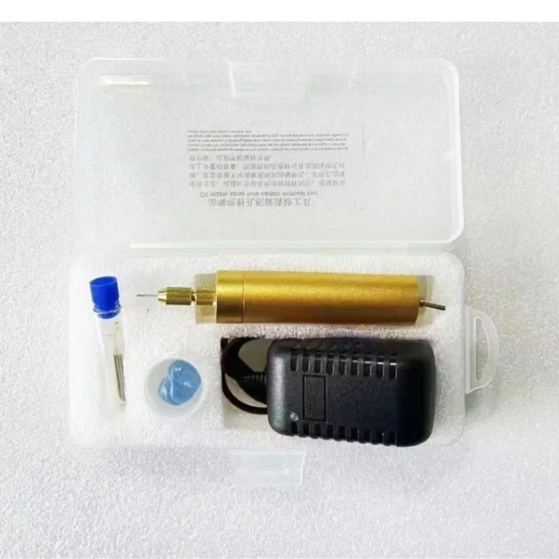 

Diesel Injector Nozzle Spray Hole Carbon Deposition Cleaning Tool with 10pcs Clearing Needle