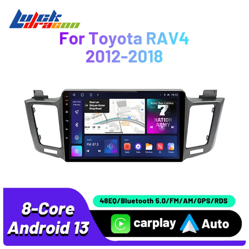 

Android 13 Car Radio For Toyota RAV4 RAV 4 2012-2018 Autoradio Multimedia Player Car Video Carplay Android Auto Wirelesss gps