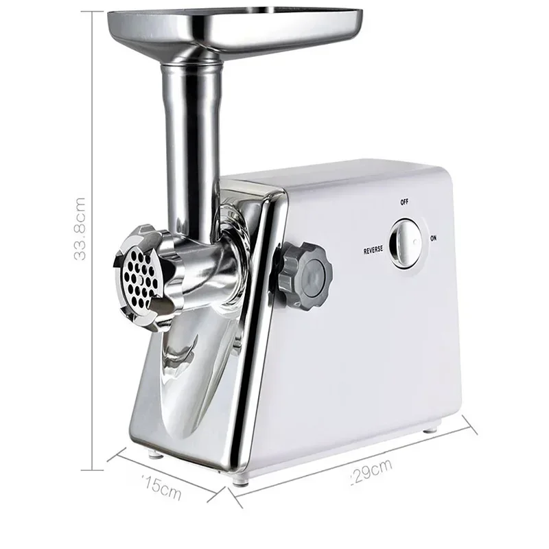 

Commercial Meat Grinder 1400W Sausage Machine Minced Meat Sausage machine Cut Vegetables minced stuffing Meat Mincer