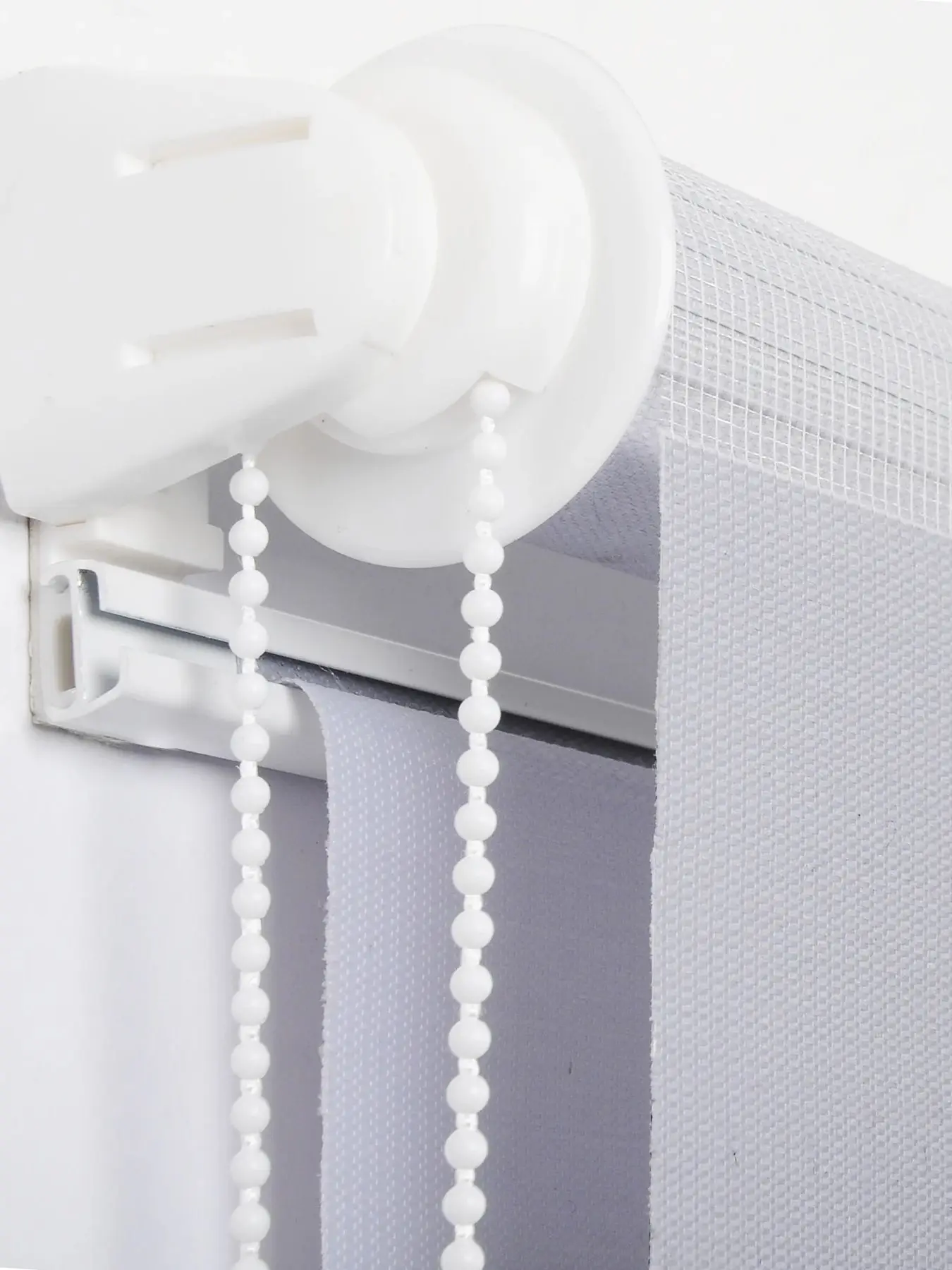 WOLTU – Stores à double rouleau gris zèbre, occultants, sans perçage, translucides, pour porte, fenêtre, chambre, salon, maison