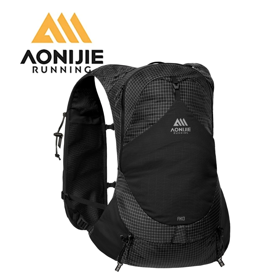 

AONIJIE Ultralight Hiking Backpack 13L Adjustable Breathable Running Hydration Vest Bag for Men Women FH2513