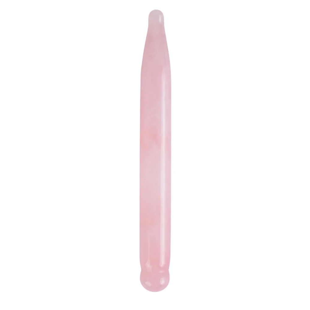 

Face Crystal Muscle-Poking Stick Massager Cleanser Rose Quartz Device Natural Scraping