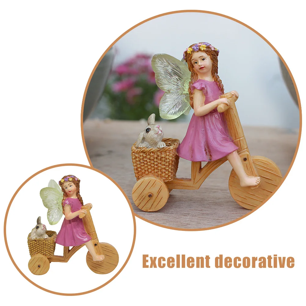 

Elf Statue Resin Materials Realistic Home Decor Festival Adornment Desktop Sculpture Office Decoration Statue Sculpture