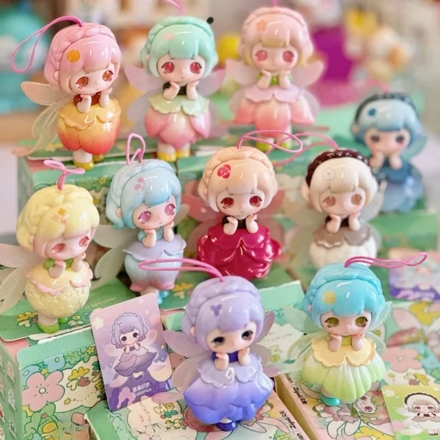 

New Ziyuli Flower Spirit Whisper Series Blind Box Ziyuli Figurine Doll Cute Desktop Ornament Trendy Fashion Gift Collectible Toy