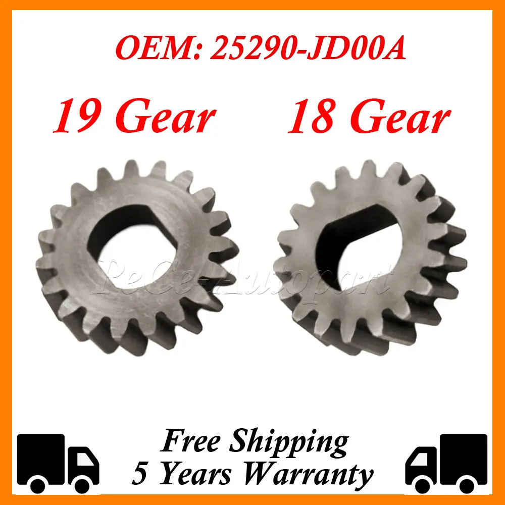 18 or 19 Teeth Car Sunroof Motor Gear Metal Gear Repair Kit For Mitsubishi Pajero Montero Shogun V73 V75 V77 V93 V97 Jeep