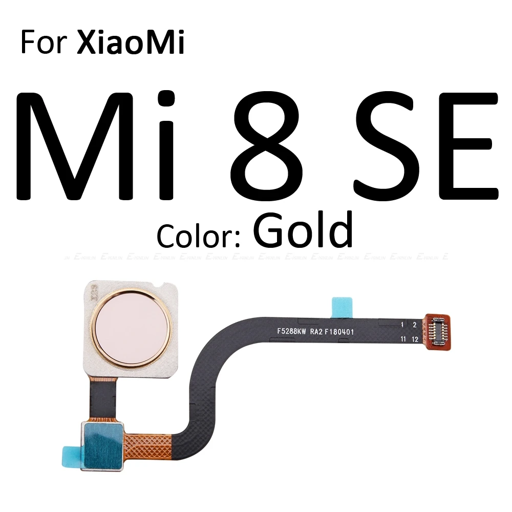 معرف اللمس بصمة موصل الماسح الضوئي الاستشعار الرئيسية العودة مفتاح زر فليكس ل Xiaomi Mi 8 Lite SE Mi5S Mix Max 2 2S 3 Plus #5
