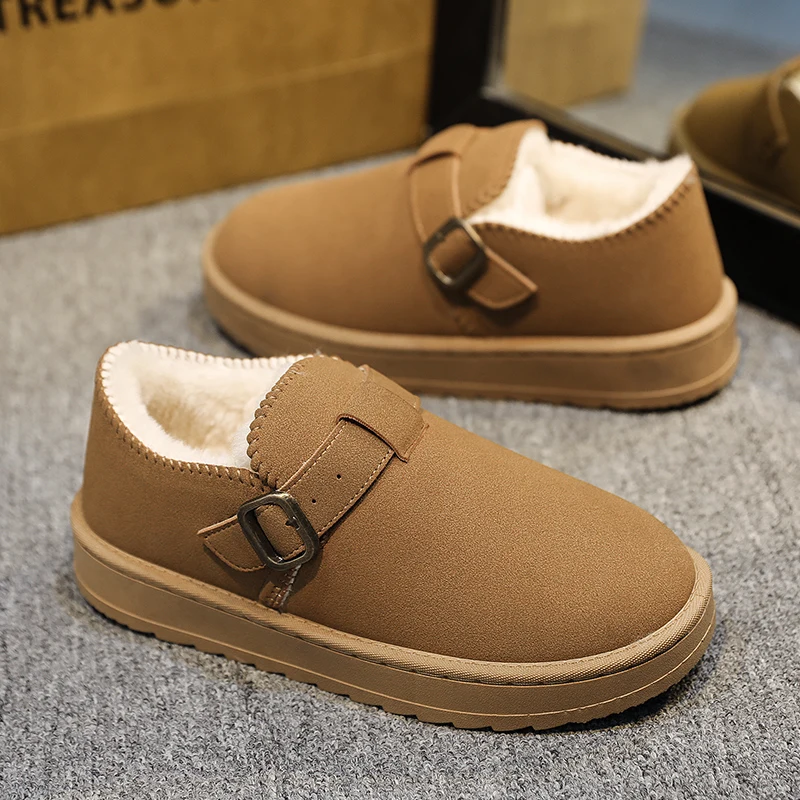 

Men’s 2025 Insulated Snow Boots, Faux Fur Lined & Anti-Skid, Perfect for Veterans Day & Skiing or Snowboarding